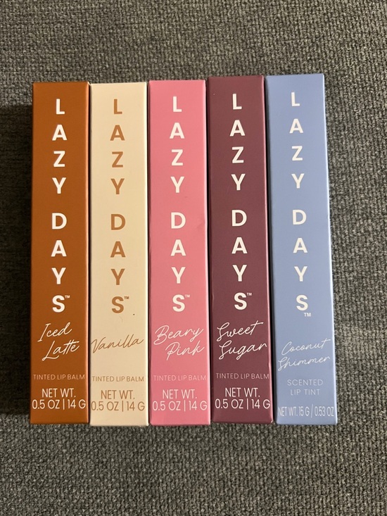 Lazy days Other - Lazy Days Tinted Lip Balm 0.5oz Bundle of 5